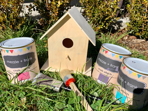 Kids workshop - chalk painted Bird house