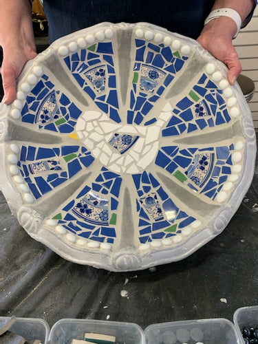 Mosaic Water Bowl Workshop